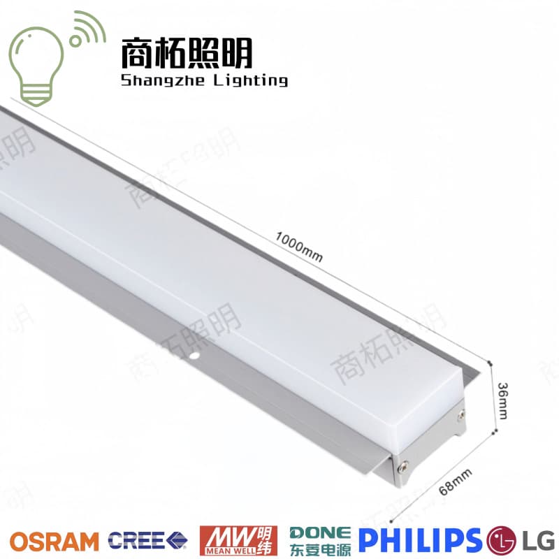 Factory Direct Outdoor Waterproof LED Linear Light RGB 512 External Control Guardrail Tube Seamless Connection Contour Light