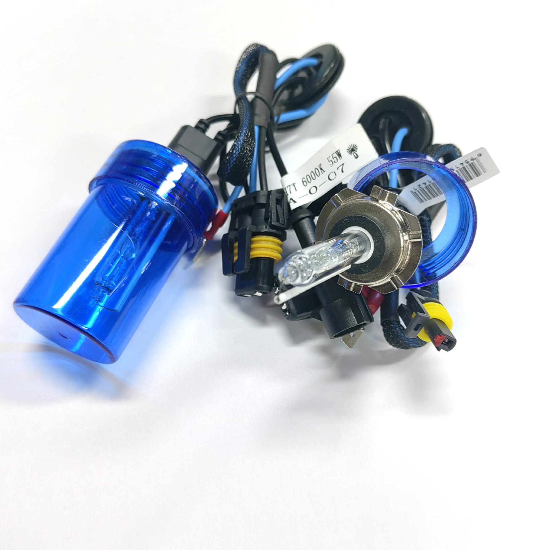 High-Intensity Discharge Xenon Bulb Fast Start 55W Car Headlight Ballast Lamp H7 12V/24V 6000K Long Life Glass+Plastic