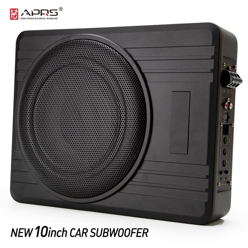 Factory Wholesale Car Audio Subwoofer Heavy Bass Speaker Modification 12V Seat 10-inch Active Subwoofer