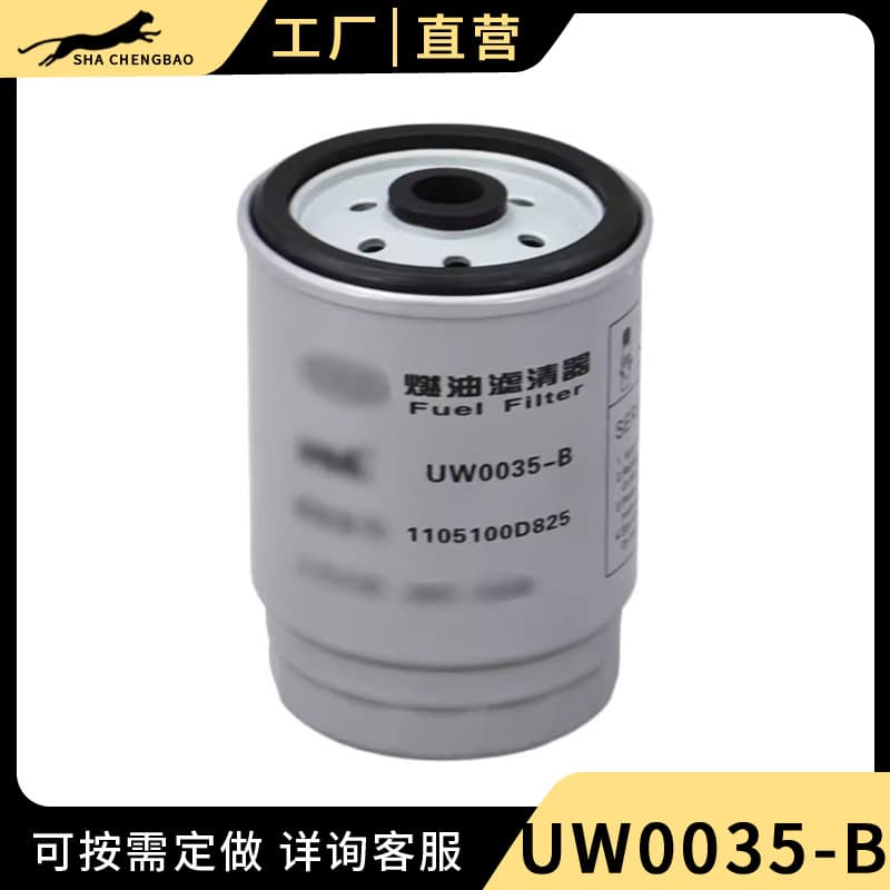 UW0035-B applicable to Jianghuai 1105100D825 shuailing 3000501 Ward harvester D190 diesel filter element