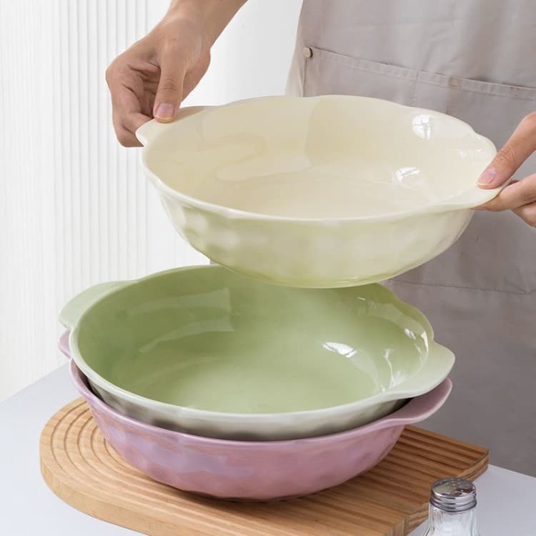 Large-capacity pickled fish large basin bowl 2023 new style Maoxuewang boiled fish large soup basin household ceramic soup bowl large bowl