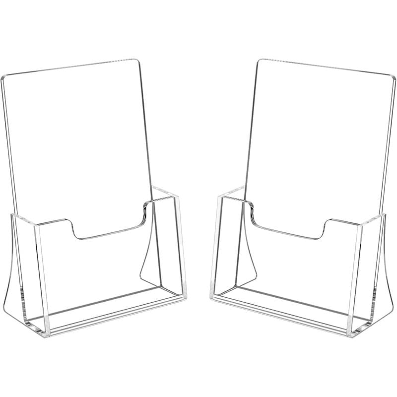 Transparent acrylic brochure display rack, magazine rack, menu card holder, document storage rack, flyer rack