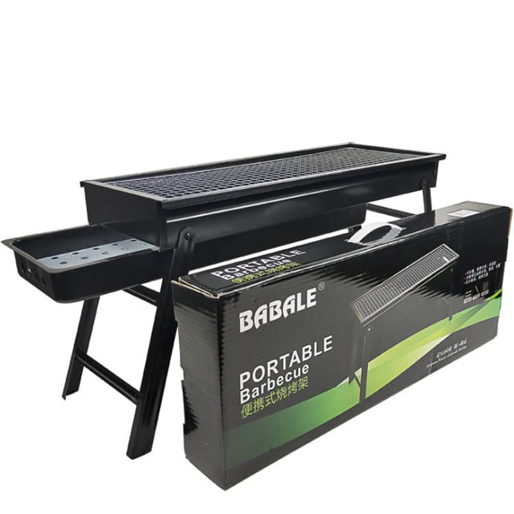 Portable BBQ Grill Outdoor Camping Grill Folding Barbecue Grill Home Gathering Charcoal Grill Wholesale