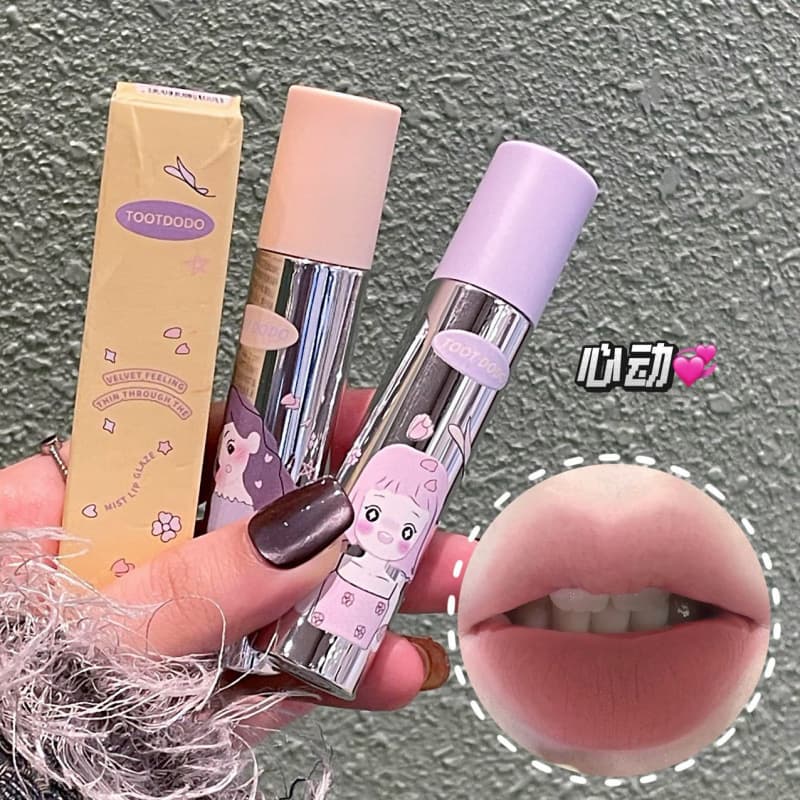 Toot Dodo Matte Liquid Lipstick Korean Velvet Matte Non-Stick Long-Lasting Lip Mud Cross-Border Beauty