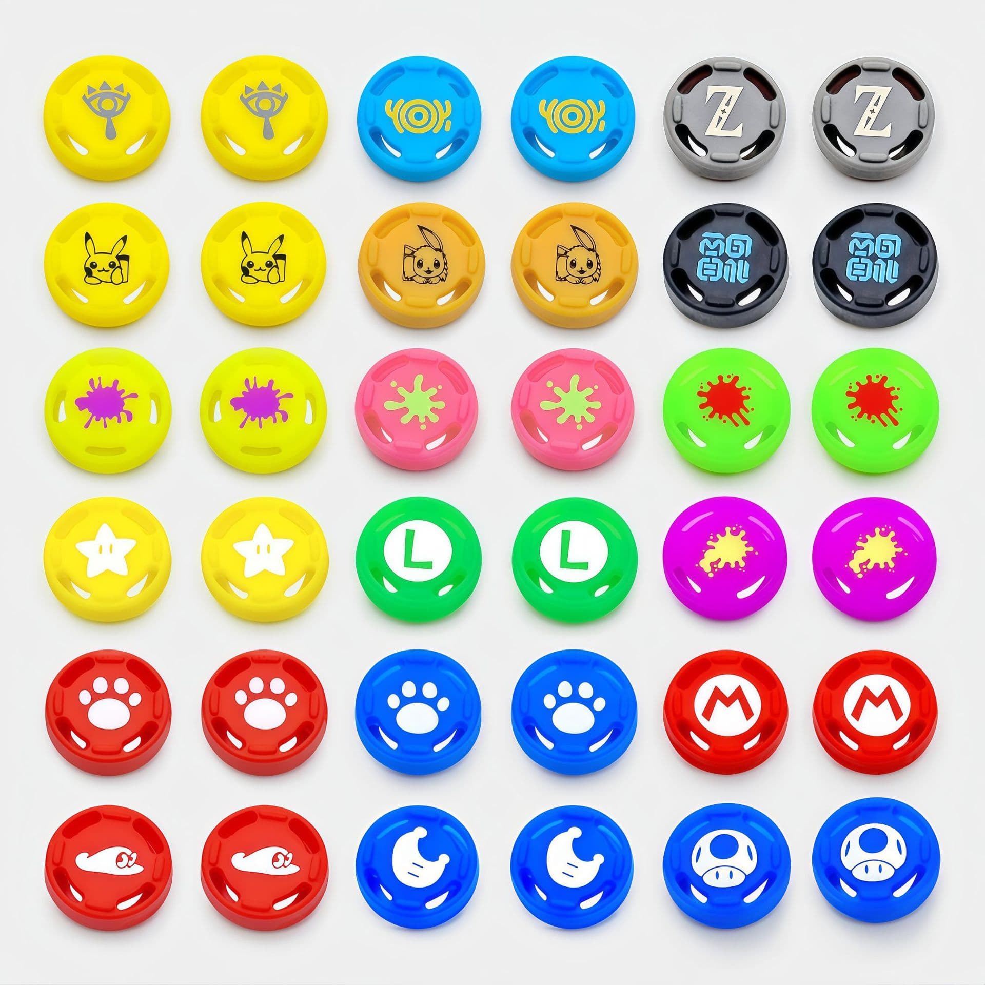 Nintendo Switch controller joystick caps Lite spray joystick cover Joy-Con buttons NS controller silicone keycaps