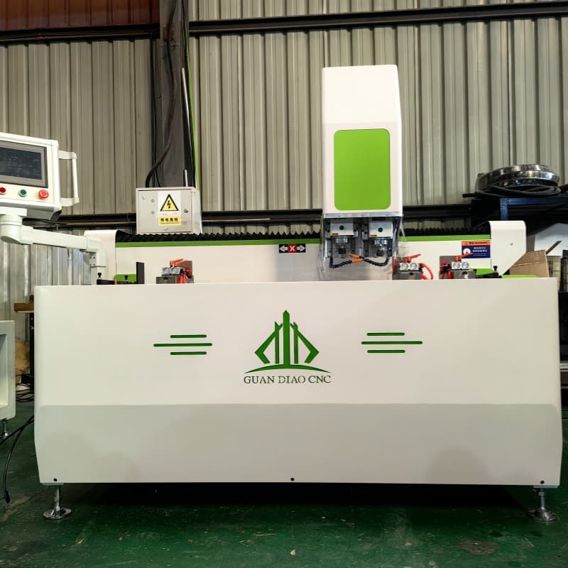 Aluminum CNC Drilling and Milling Machine for Aluminum Profile Drilling, Slotting, Tapping, Minimalist Door, Thermal Break Door and Window Lock Box and Keyhole Machine