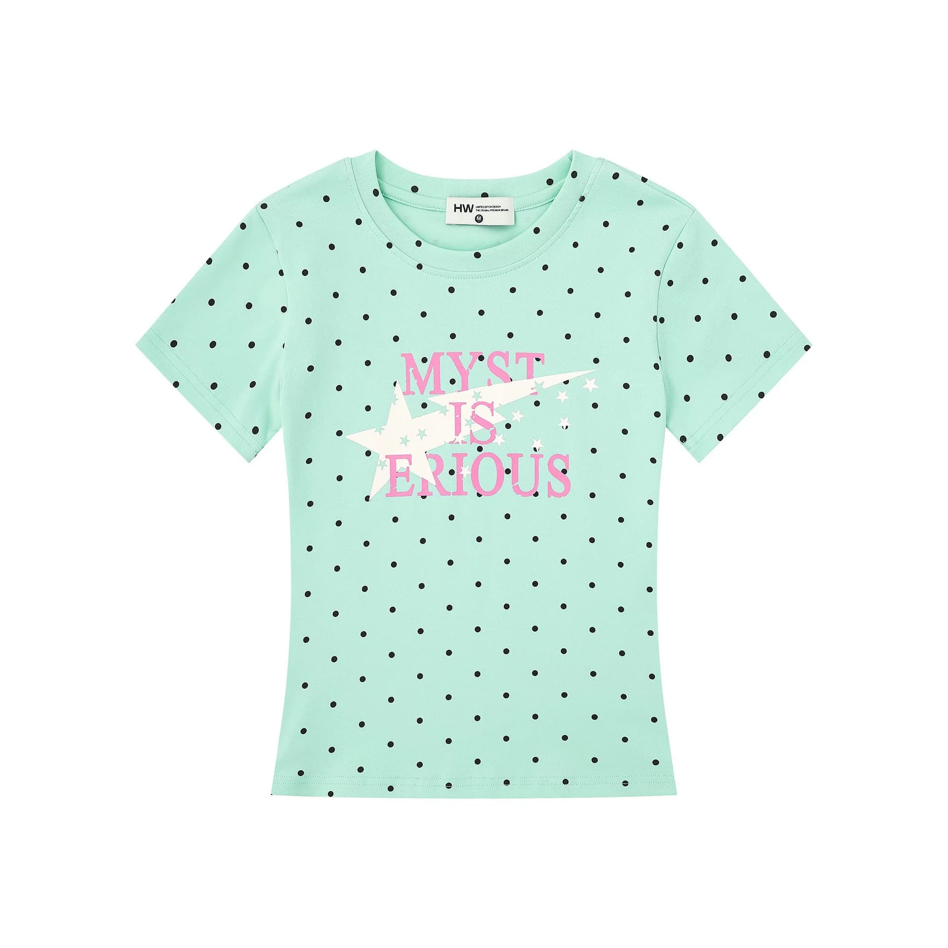 Dopamine American Polka Dot Star Short Sleeve T-Shirt Women Summer High-End 2026 New Women's Clothing Top