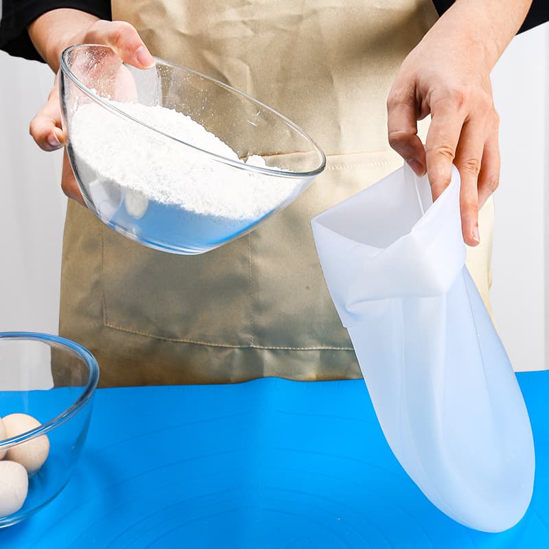 Food-Grade Silicone Dough Mixing Bag, Thickened Non-Stick Hand, Large Dough Bag, Household Baking Proofing Bag, Kitchen