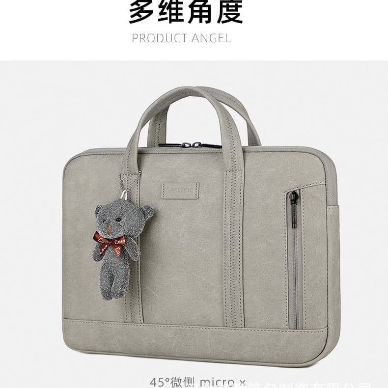 This laptop bag is suitable for Lenovo, Huawei, MateBook, Apple, Dell, and ASUS 14-inch and 15.6-inch women's laptops.