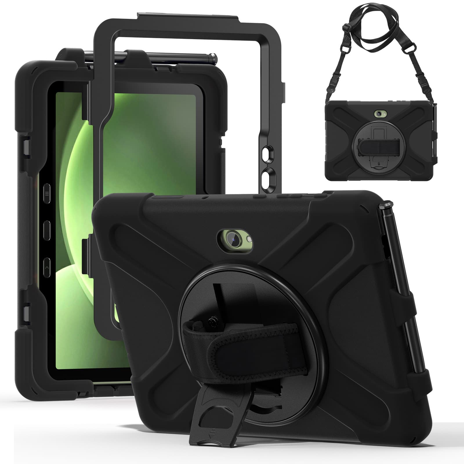 Suitable for Samsung Tab A9+/A9 Plus Tablet Case Rotating Stand X210/X216/X218 Protective Case