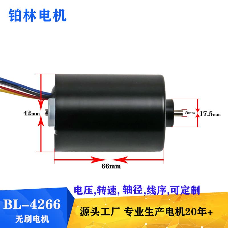 4260 DC brushless motor with built-in forward and reverse drive, high torque, 12V/24V.