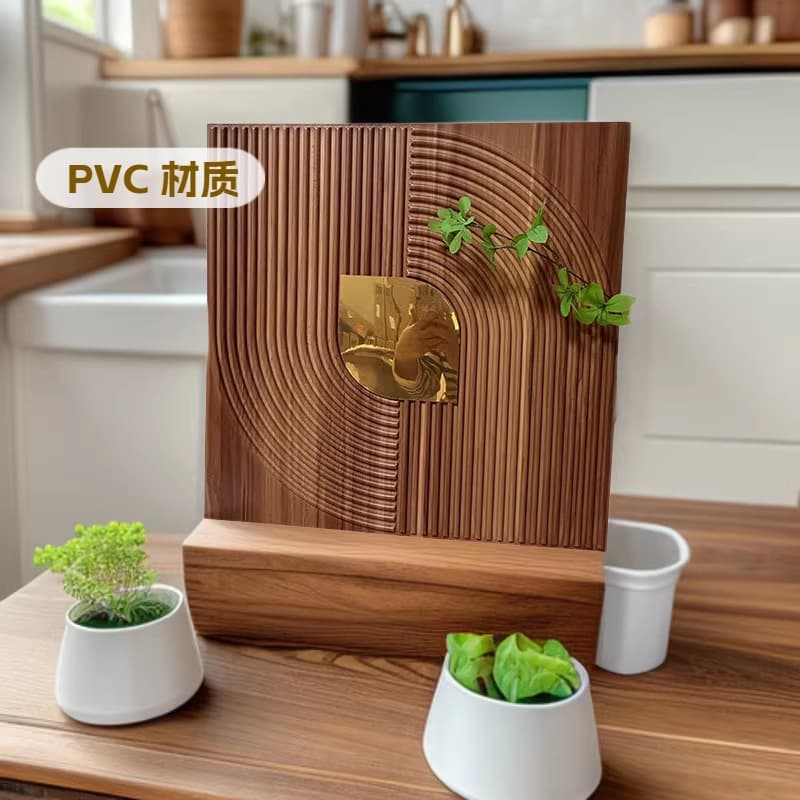 Factory direct supply PVC three-dimensional board 3D three-dimensional relief wall panel Shop exhibition hall beauty club quick installation wall panel
