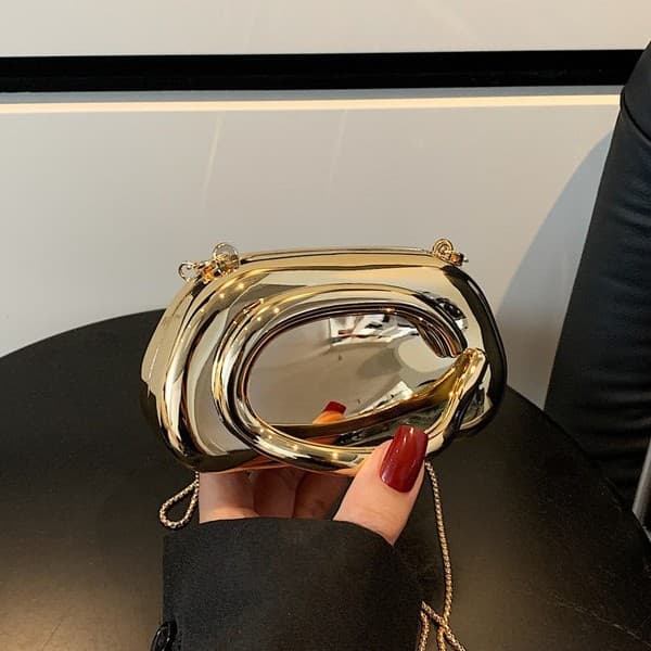 Cross-Border Export Dinner Bag Ins Niche Handbag 2025 New Fashion Makeup Box Bag Single Shoulder Crossbody Bag