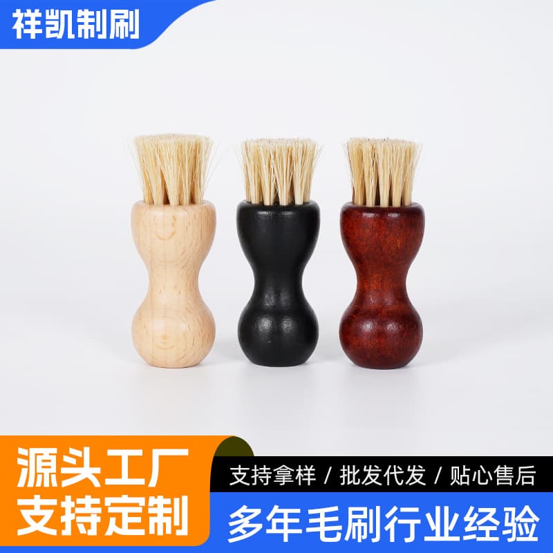 Gourd Brush for Leather Shoes and Bags, Oil Brush, Stamp Brush, Horsehair Brush, Leather Care and Maintenance Brush Manufacturer