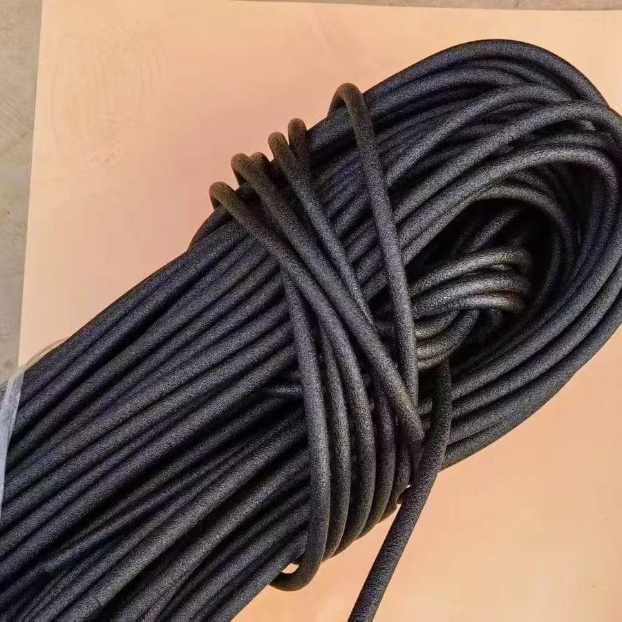 Black foam strip for curtain wall filling, solid foam rod round strip, wedding flower arrangement, door and window sealing strip, EPE pearl cotton