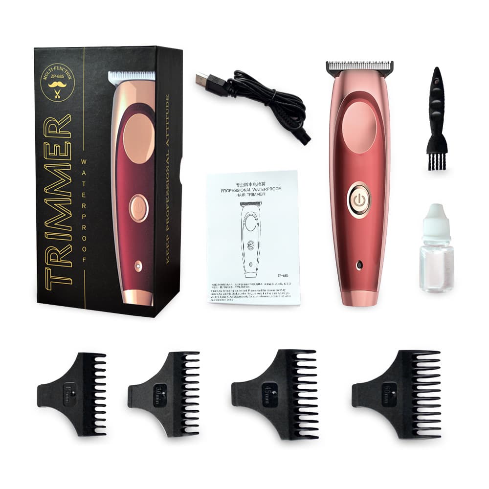 [In Stock] Cross-border Rechargeable Electric Hair Clipper Oil Head Clipper Waterproof Shaver Shaver Electric Clipper
