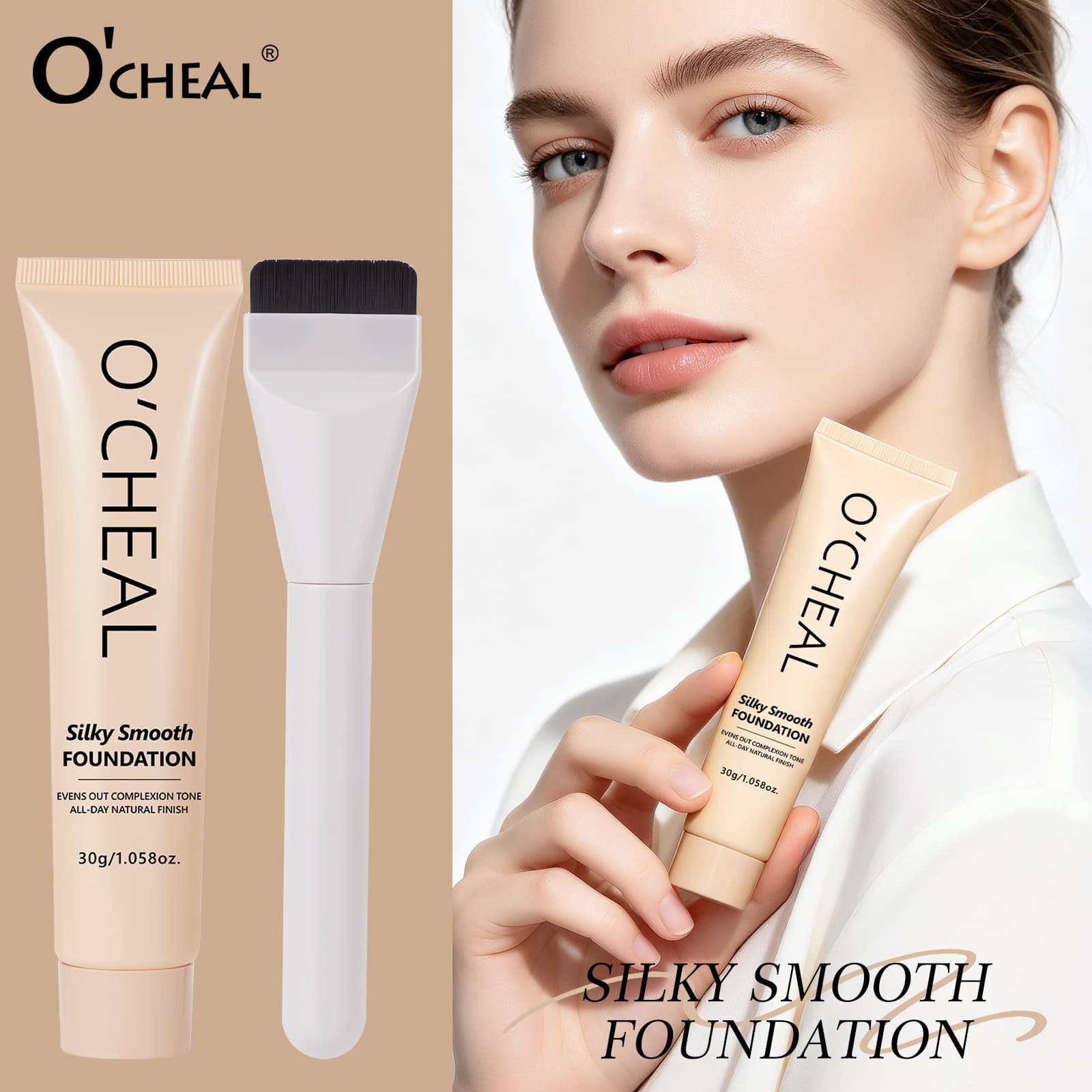 Cross-border hot selling SilkySmooth FOUNDATION Amazon TK makeup wholesale