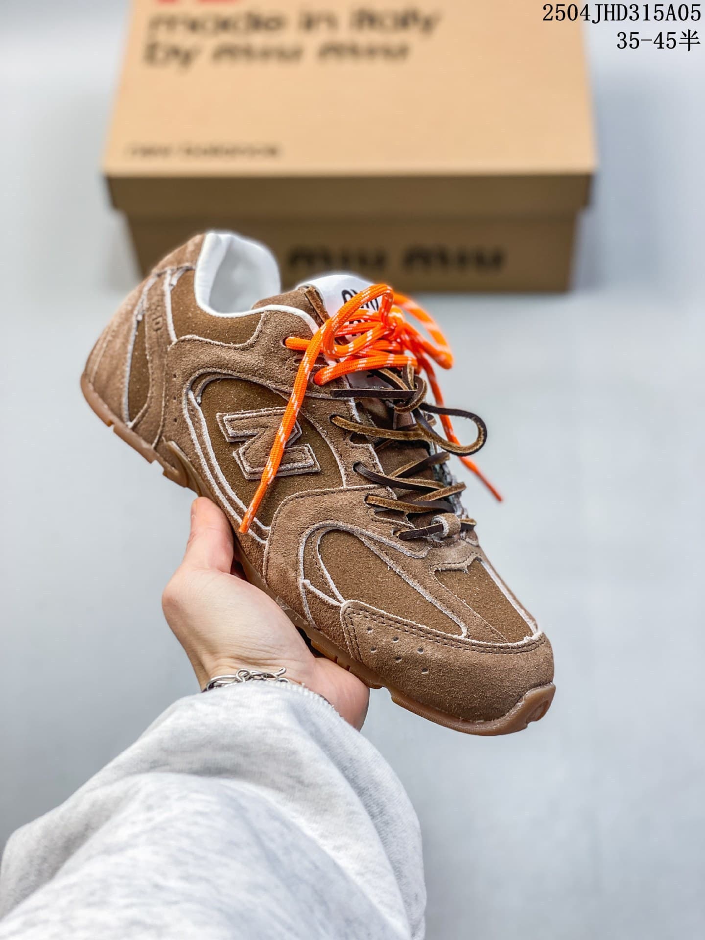 2025 New Miu Miu x NB530 Dad Sneakers Women's Dual-Color Non-Slip Durable Athletic Shoes