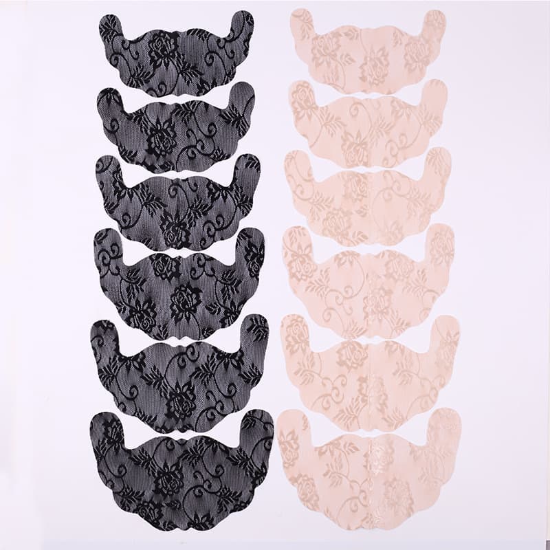 Cross-border best-selling thin horn-shaped breast patch for large breasts to prevent undercut U-shaped lace breast lifting breast patch