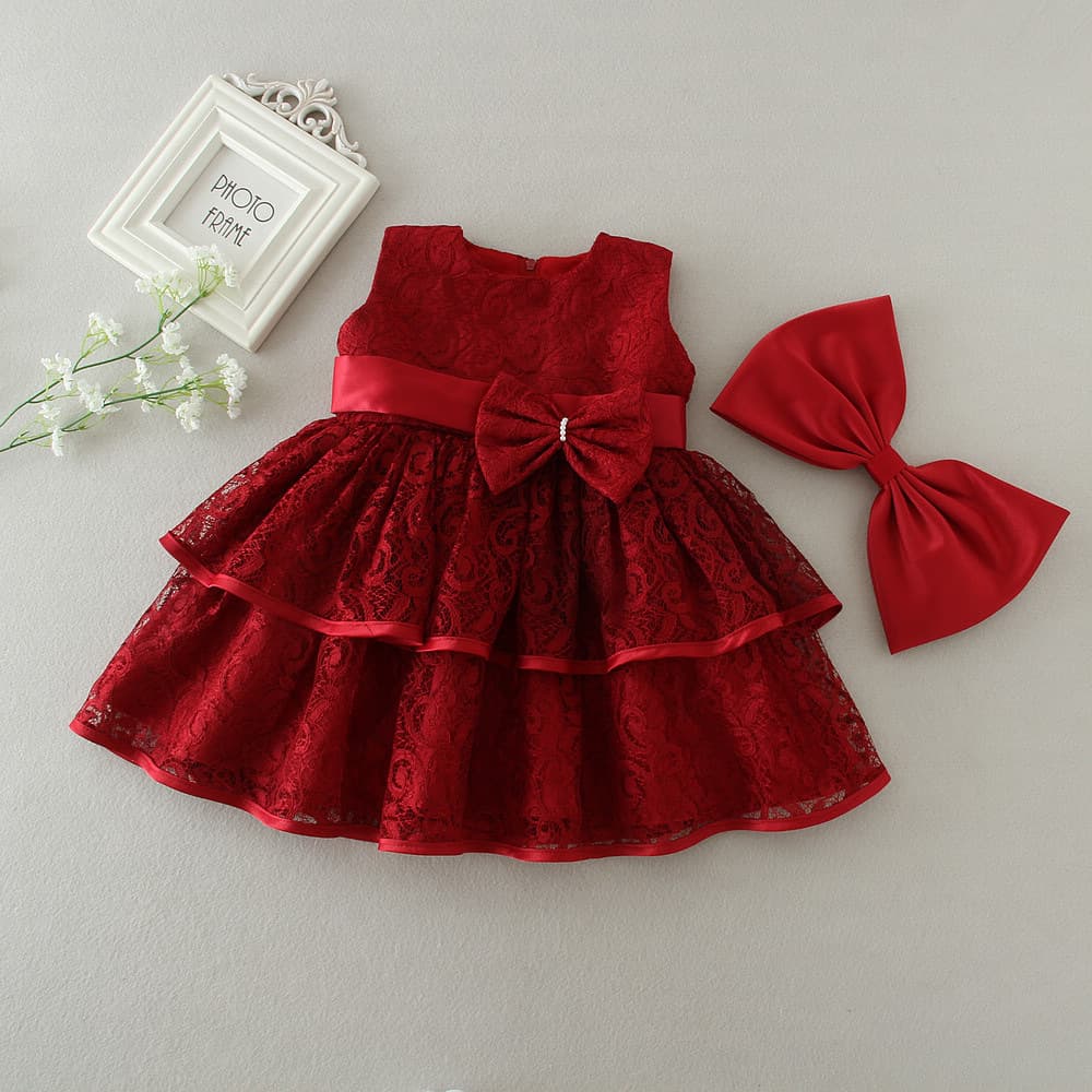 Cute Princess Dress Children's Flower Girl Outfit Baby Girl Birthday Dress Lovely Girl Dress Wedding Ceremony Occasion