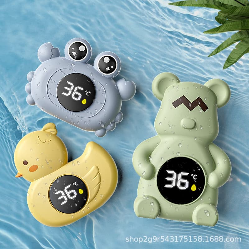 Bath Thermometer Room Thermometer Cute Cartoon Baby Bath Water Temperature Gauge Water Temperature Monitor