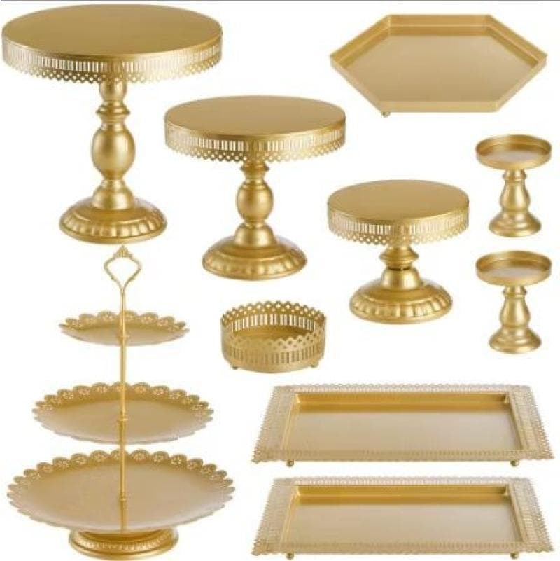 Cake Stand Birthday Dessert Table Decoration Party Setup Display Stand Dessert Table Decor Supplies Cross-border