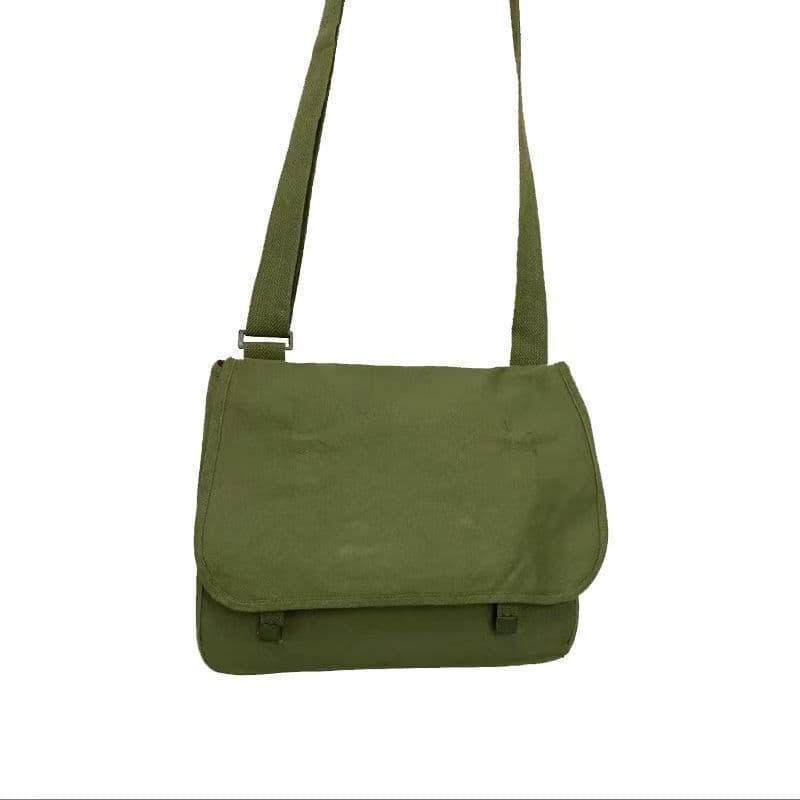Vintage yellow school bag.