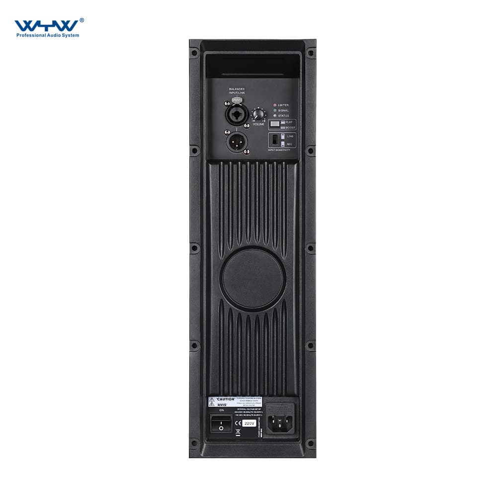 ART7 Series 12-inch 15-inch Professional Active Speakers, Digital Full-Range Amplifier Back Panel Module for Performances and Conferences
