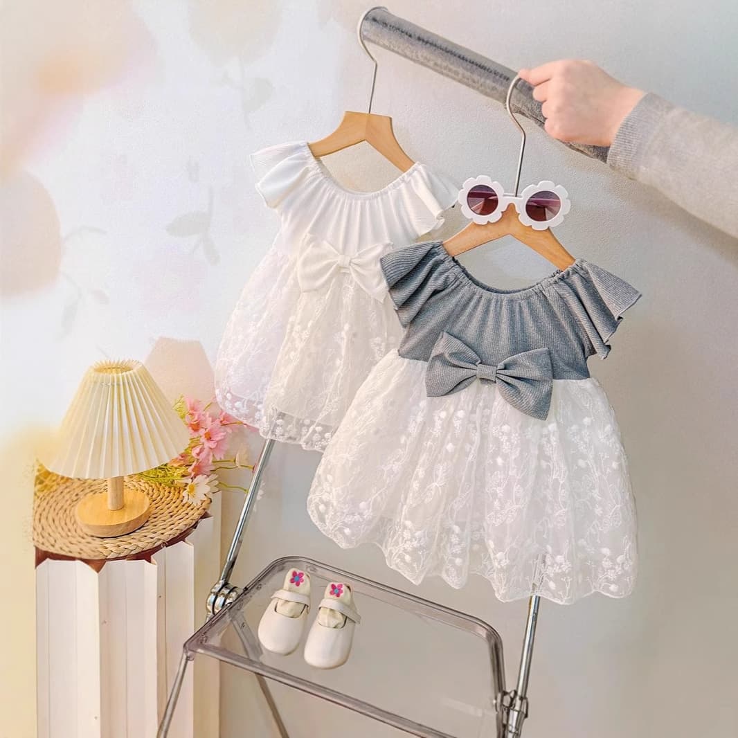 Summer Children's Dress Infant Princess Tulle Gown Tutu Skirt Cute Baby Girl Dress