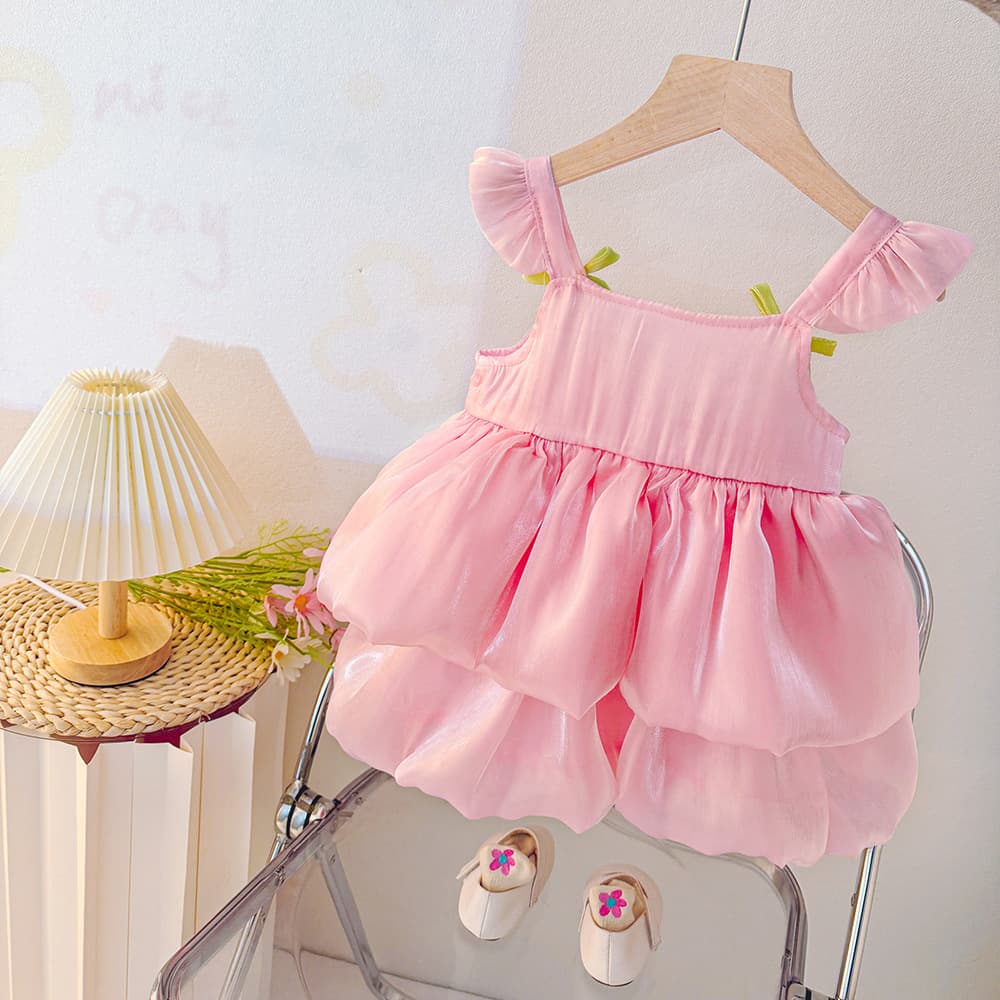 Baby Summer Thin Newborn Girls' Princess Strapless Summer Dress Fashion Girls' Dress