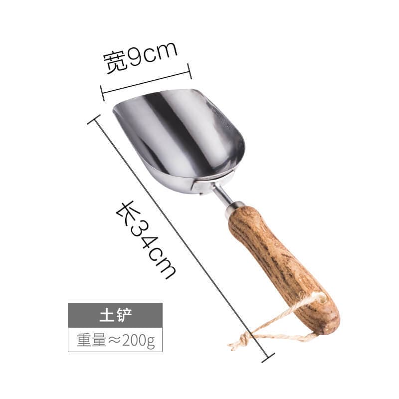 Stainless Steel Gardening Tool Set for Cross-Border Amazon Garden Planting Tools Gardening Shovel 3-Piece Set