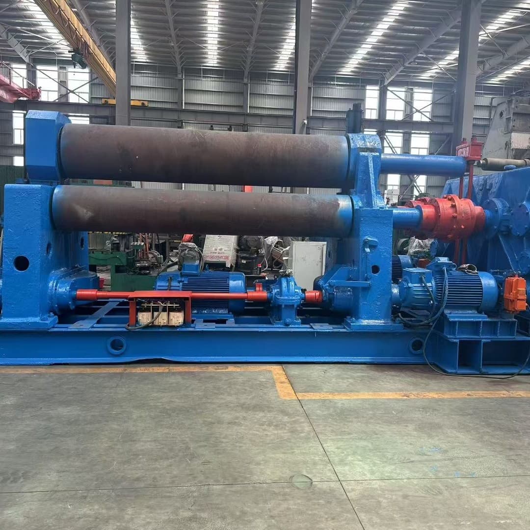 Ezhong Produced 60×3000 Mechanical Plate Rolling Machine with Lifting, High-Low Speed Gearbox, Automatic Machine Tool Equipment, Fully Automatic.