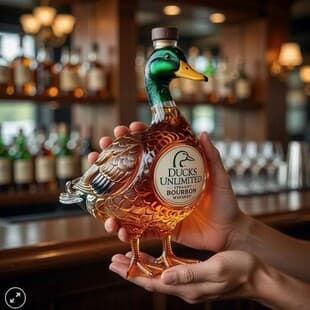 Cross-border new Wild Turkey 101 3D Sculpted Turkey Whiskey Bottle