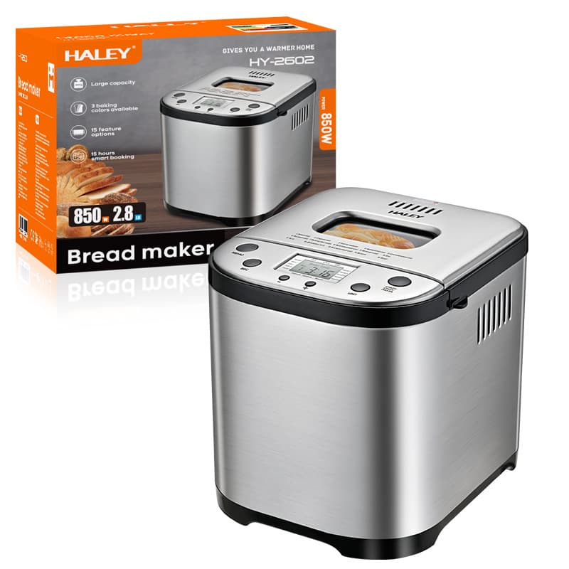HALEY European Standard Home Fully Automatic Dough Kneading, Fermentation, Smart Steamed Bun Maker, Toaster, and Bread Maker