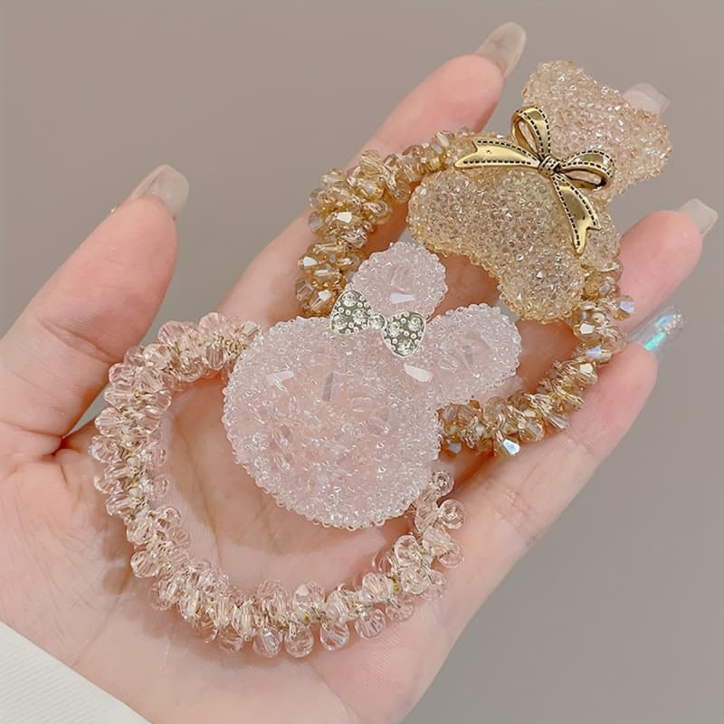 2026 New Cross-border 1 Piece New Bohemian Style Bright Sparkle Girl Cute Rabbit
