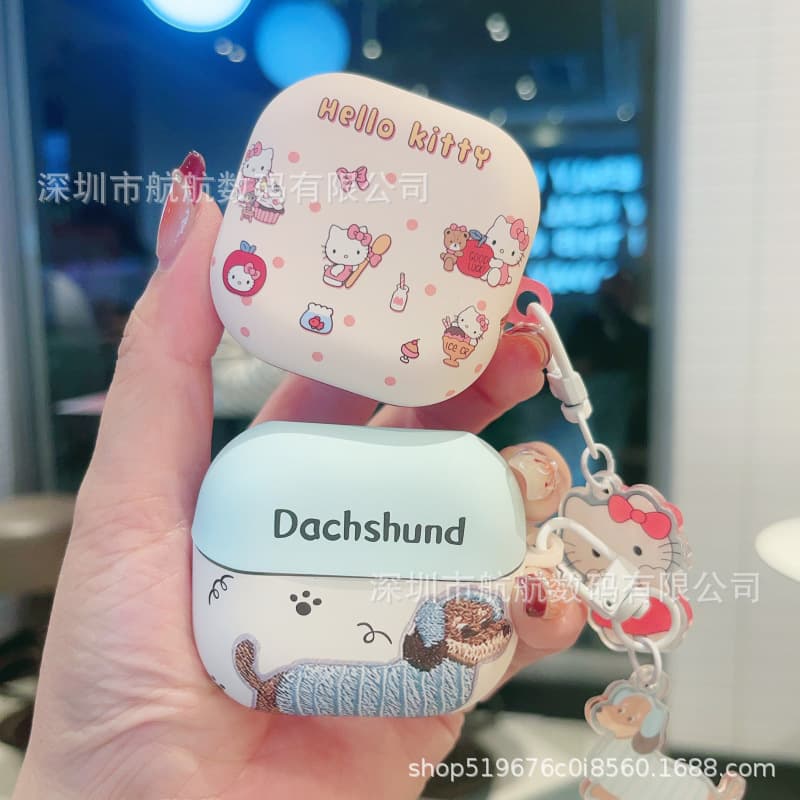 Compatible with Samsung Galaxy Buds4 Pro Wireless Earbuds Case Galaxy 3FE Cartoon Female Style 3Pro