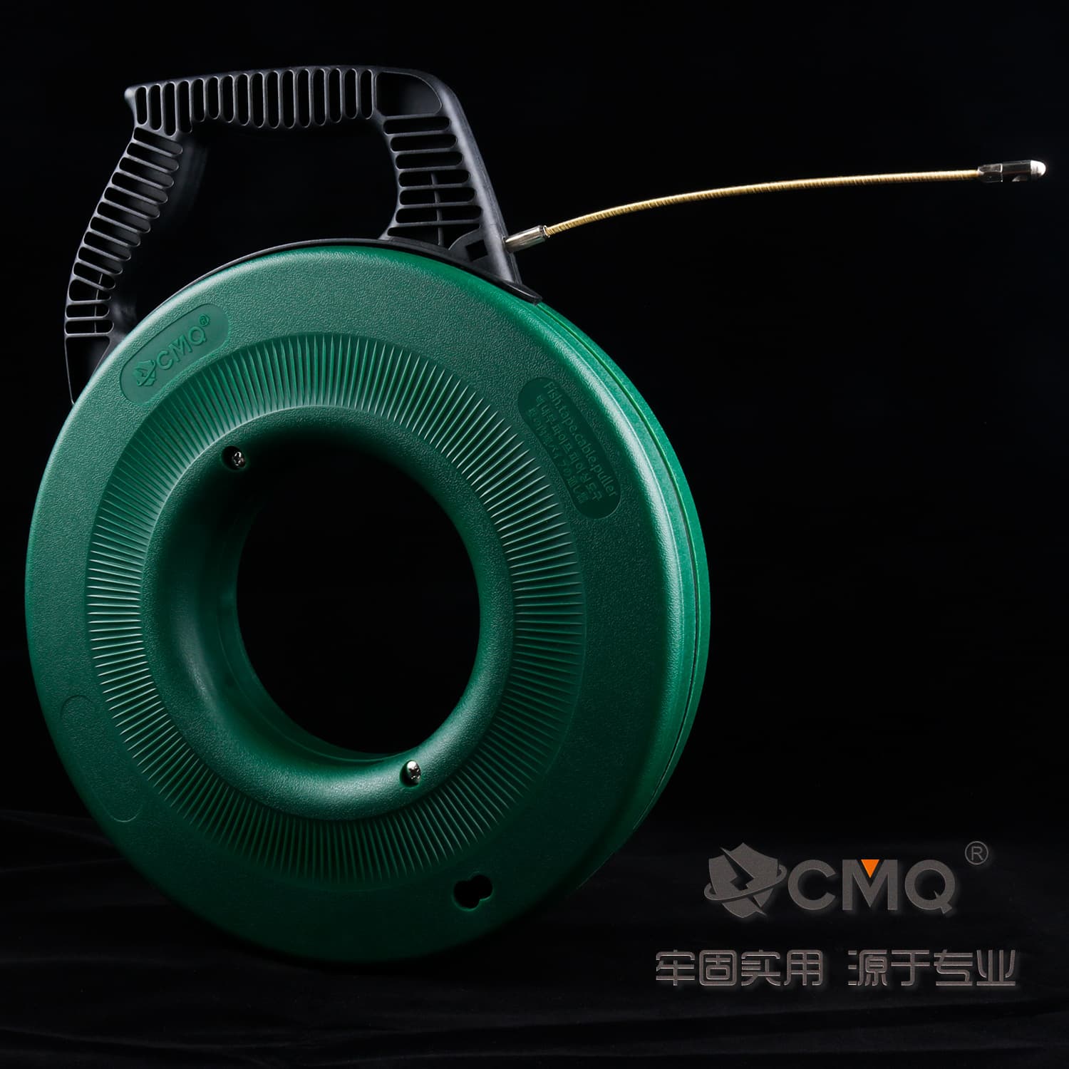 Electrician guide wire tool, conduit concealed wire, network cable puller, wire threading tool, winding device with spring head perforation steel wire
