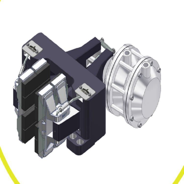 German Rietschoten 100.099.01 type mechanically driven brake, braking force 1650 N
