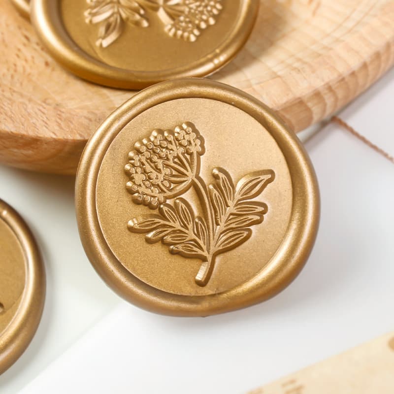 Wax Seal Sticker In Stock Starry Wood with Adhesive Backing Wax Seal Sticker Envelope Invitation Seal Sticker