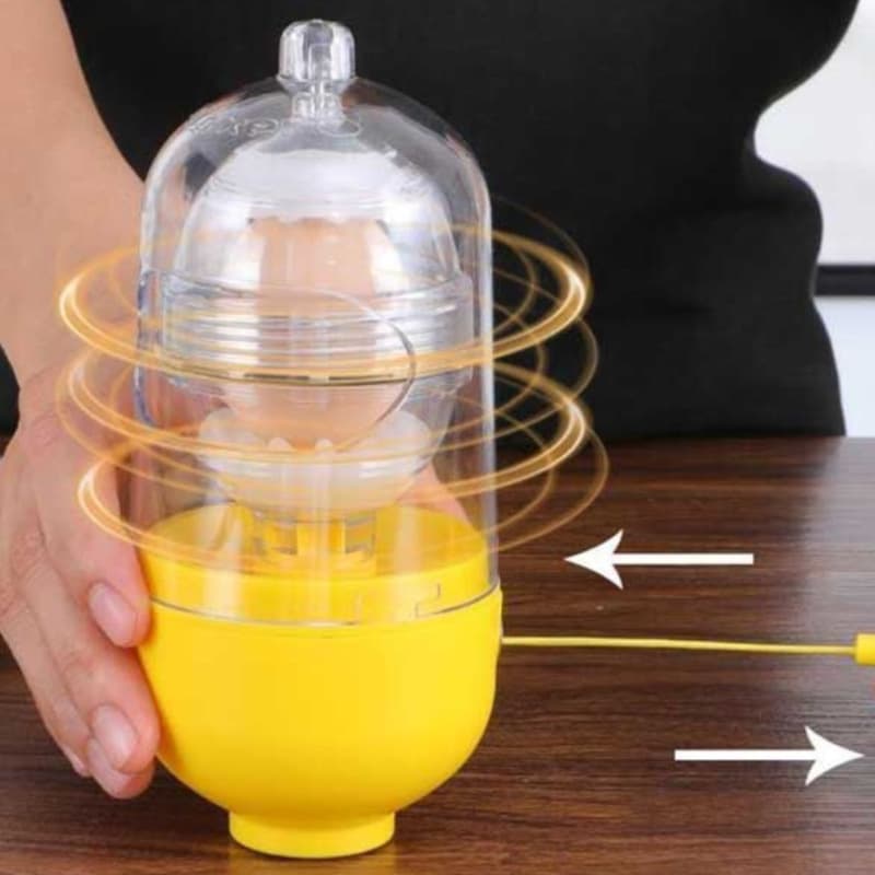 Manual Egg Shaker for Separating Yolks, Egg White and Yolk Mixer, Egg Beating Tool