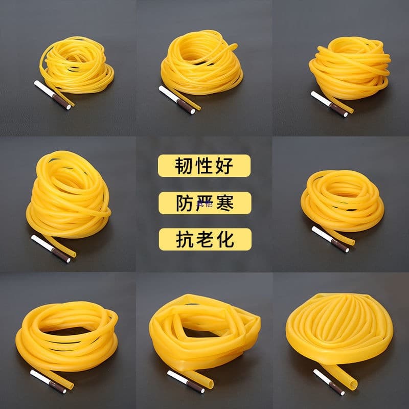 High Elasticity Rubber Band Latex Tube Soft Rubber Tube Rubber Band Tensile Resistant Round Seal Wine Jar Sunproof Antifreeze Thick Pulling Rope