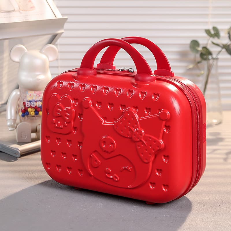 14 inch password 14 fashion cosmetic case small suitcase women's cosmetic bag wedding luggage order travel suitcase