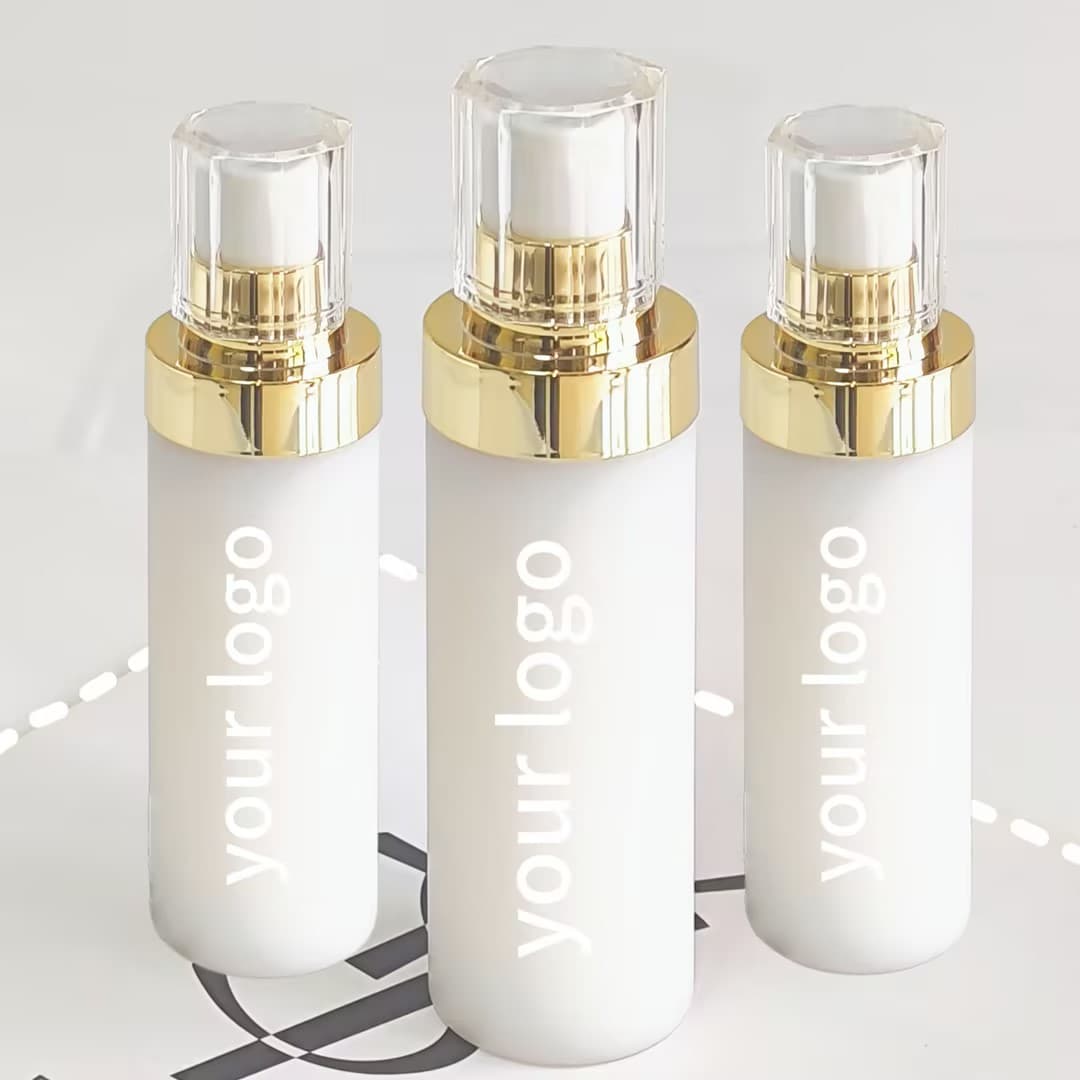Cross-border no-logo soft-focus setting spray, long-lasting matte finish, makeup setting spray