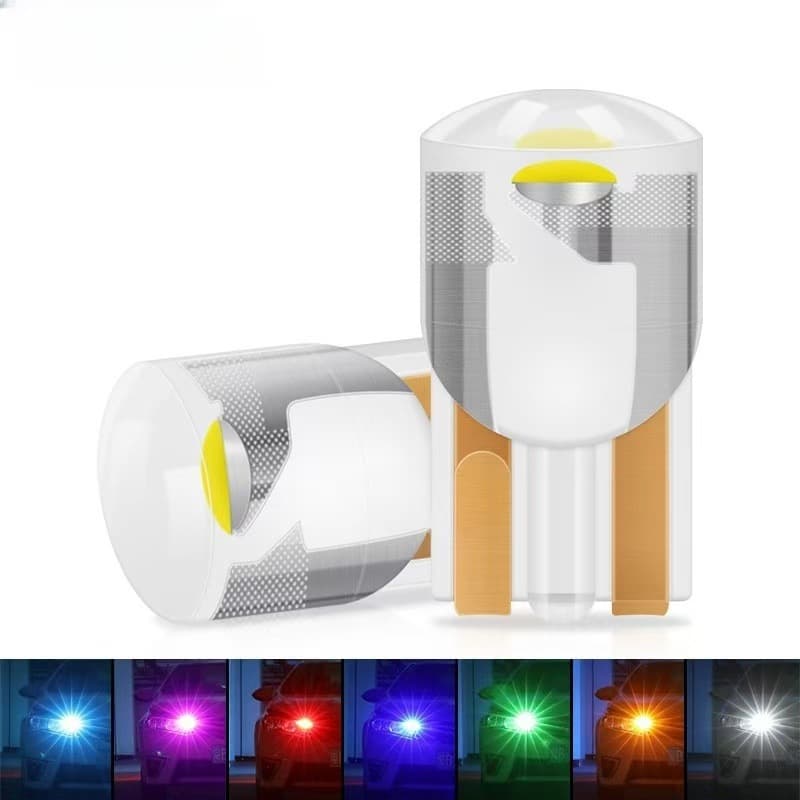 New Product Car LED Width Indicator Light T10 COB Crystal Light Integrated LED Small Light Bulb High Brightness License Plate Light Reading Light