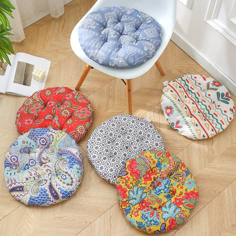 Thickened seat cushion for chairs, student stools, benches, office mats, and floor sitting pads, all-season use