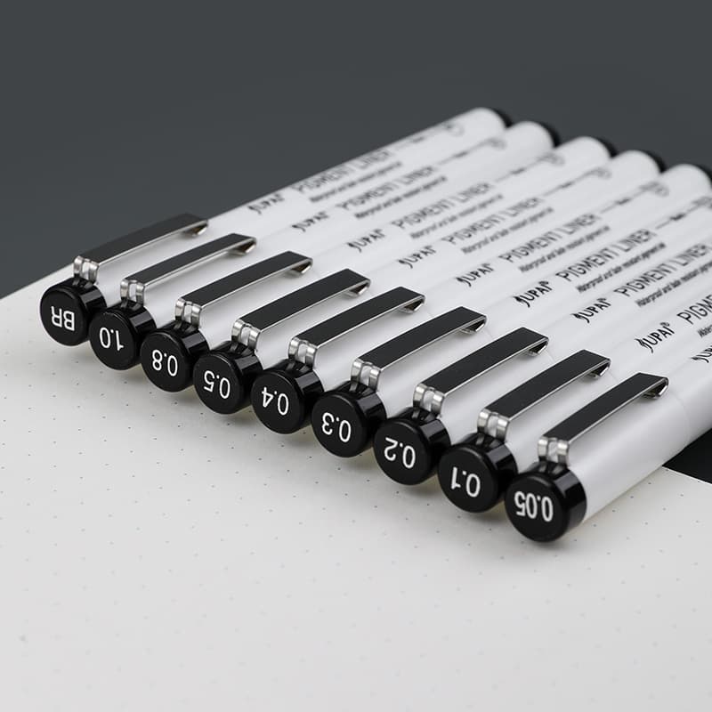 Technical Pen Hand-Drawn Sketch Pen Exquisite Architectural Drawing Outlining Pen Cross-Border Best-Selling Comic Inking Pen Set