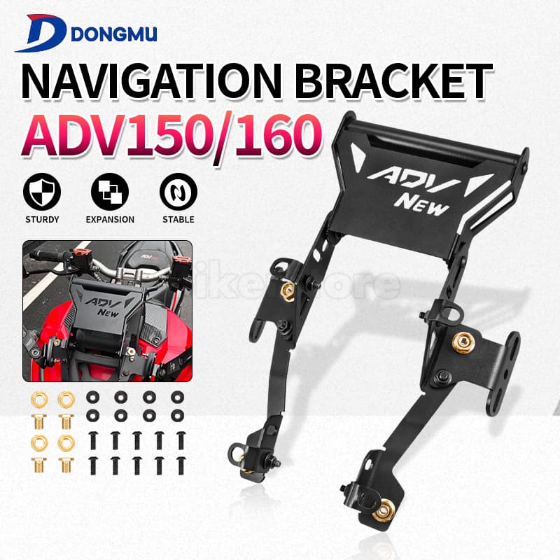 Navigation Mount for Motorcycle ADV160 150, Multi-Function Expansion Phone Mount, Mirror Mount, Forward Extension Bracket