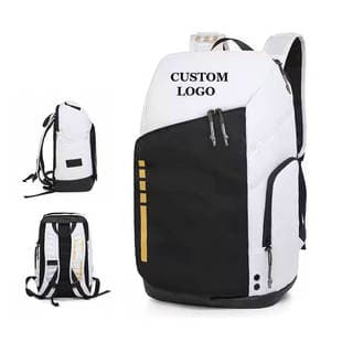 Sports Basketball Bag Training Backpack Dual-Shoulder with Separate Ball Compartment Shoe Pocket Soccer Equipment Bag Factory Customizable Logo