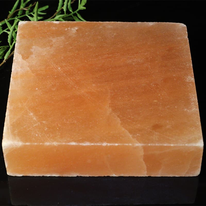 Himalayan Crystal Salt Brick Wholesale for Sauna Steam Room Wall Decoration Outdoor BBQ Salt Stone Slab