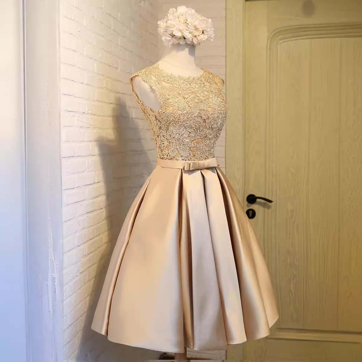 2025 New Evening Dress Slim Short Elegant Banquet Dress for Engagement Party Hostess Bridesmaid Performance